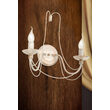 Aplica florentina antichizata 2xE14/40W, Vela WA 2-809/2 Elfenbein-Gold Orion